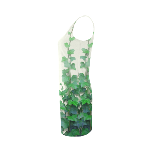 Watercolor Ivy - Vines Medea Vest Dress (Model D06)