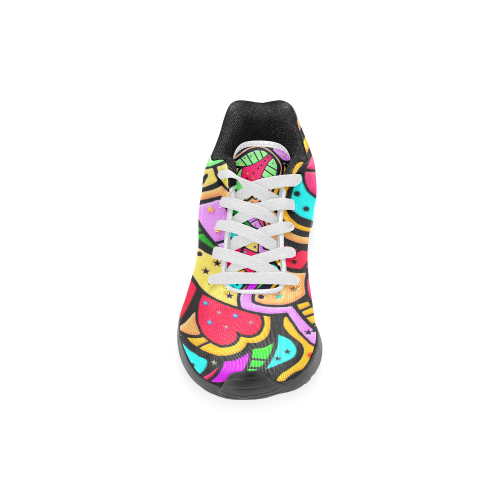 Popart Leaves by Nico Bielow Men’s Running Shoes (Model 020)