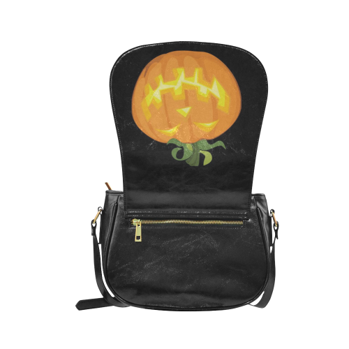 Halloween pumpkin Classic Saddle Bag/Small (Model 1648)