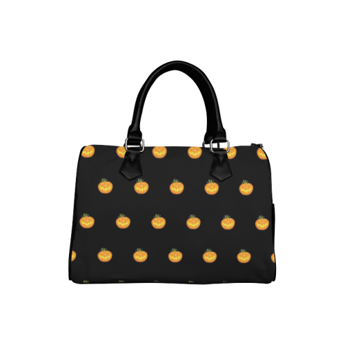 Halloween pumpkin pattern Boston Handbag (Model 1621)