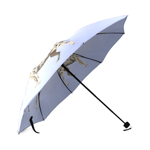 Dalmatian Funny Spider Spots Foldable Umbrella (Model U01)