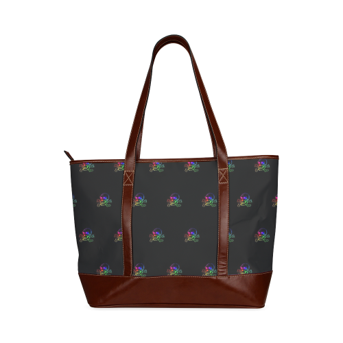 Skull 816 (Halloween) rainbow pattern Tote Handbag (Model 1642)