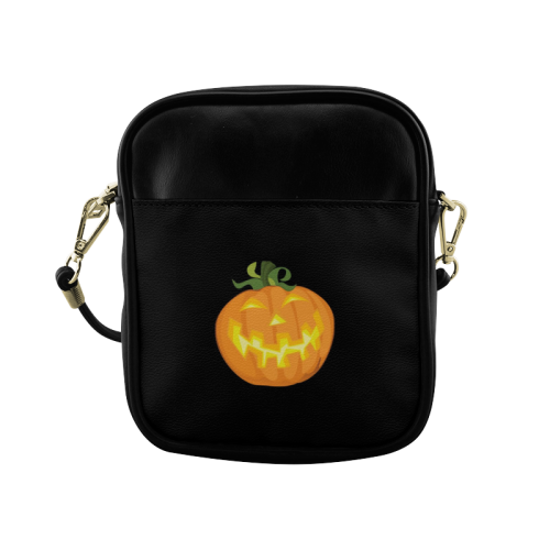 Halloween pumpkin Sling Bag (Model 1627)