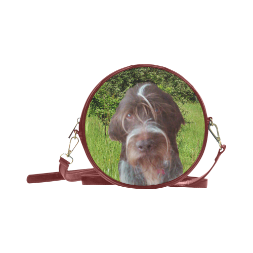 Dog Wirehaired Pointing Griffon Round Sling Bag (Model 1647)