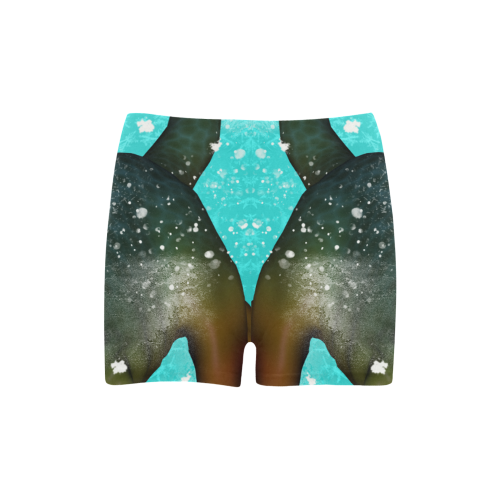 Christmas time, funny dinosaur Briseis Skinny Shorts (Model L04)