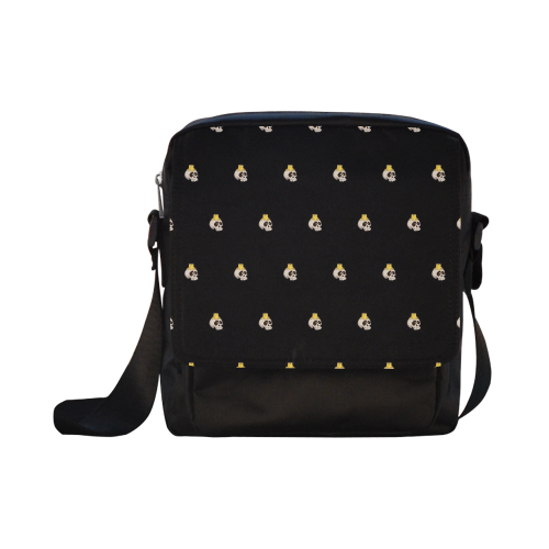 halloween - skull with candle pattern Crossbody Nylon Bags (Model 1633)