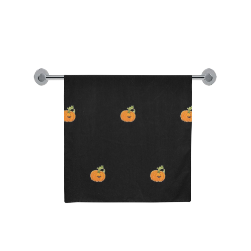 Halloween pumpkin 2 pattern Bath Towel 30"x56"