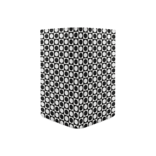 Modern DOTS in SQUARES pattern - black white Women's Leather Wallet (Model 1611)