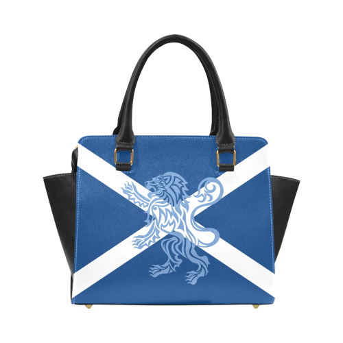 Tribal Lion Rampant and Saltire Flag by ArtformDesigns Classic Shoulder Handbag (Model 1653)