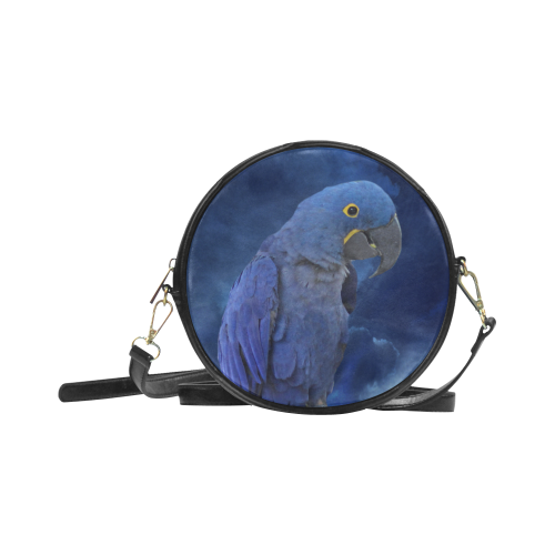 Hyacinth Macaw Round Sling Bag (Model 1647)