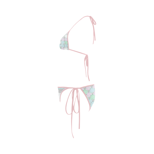The Universe in a Conch-Shell/ Pink Custom Bikini Swimsuit
