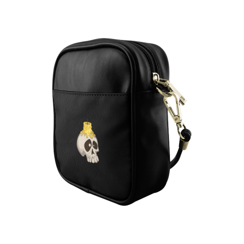 halloween - skull with candle Sling Bag (Model 1627)