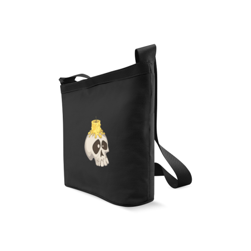 halloween - skull with candle Crossbody Bags (Model 1613)