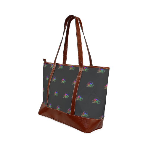 Skull 816 (Halloween) rainbow pattern Tote Handbag (Model 1642)