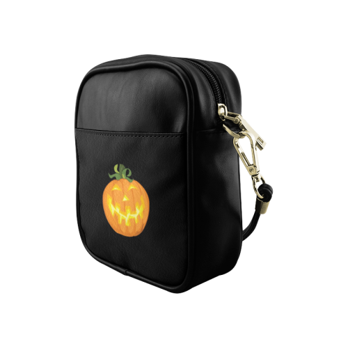 Halloween pumpkin Sling Bag (Model 1627)