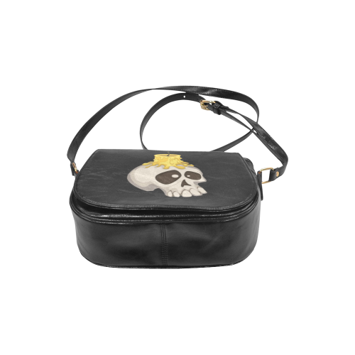 halloween - skull with candle Classic Saddle Bag/Small (Model 1648)