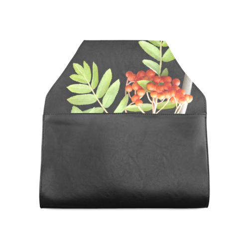 Rowan tree watercolor Clutch Bag (Model 1630)