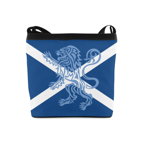 Tribal Lion Rampant and Saltire Flag by ArtformDesigns Crossbody Bags (Model 1613)