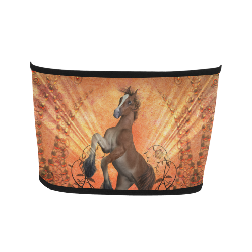 Awesome, cute foal with floral elements Bandeau Top