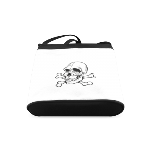 Skull 816 white (Halloween) Crossbody Bags (Model 1613)