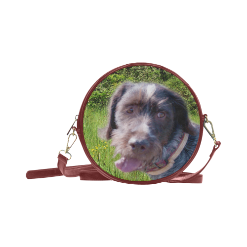 Dog Wirehaired Pointing Griffon Round Sling Bag (Model 1647)