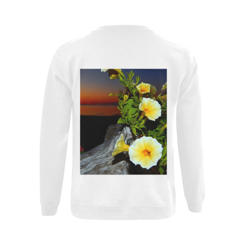 Evening Rhapsody Gildan Crewneck Sweatshirt(NEW) (Model H01)