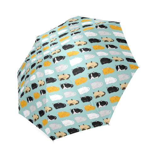 Cats Pattern Foldable Umbrella (Model U01)