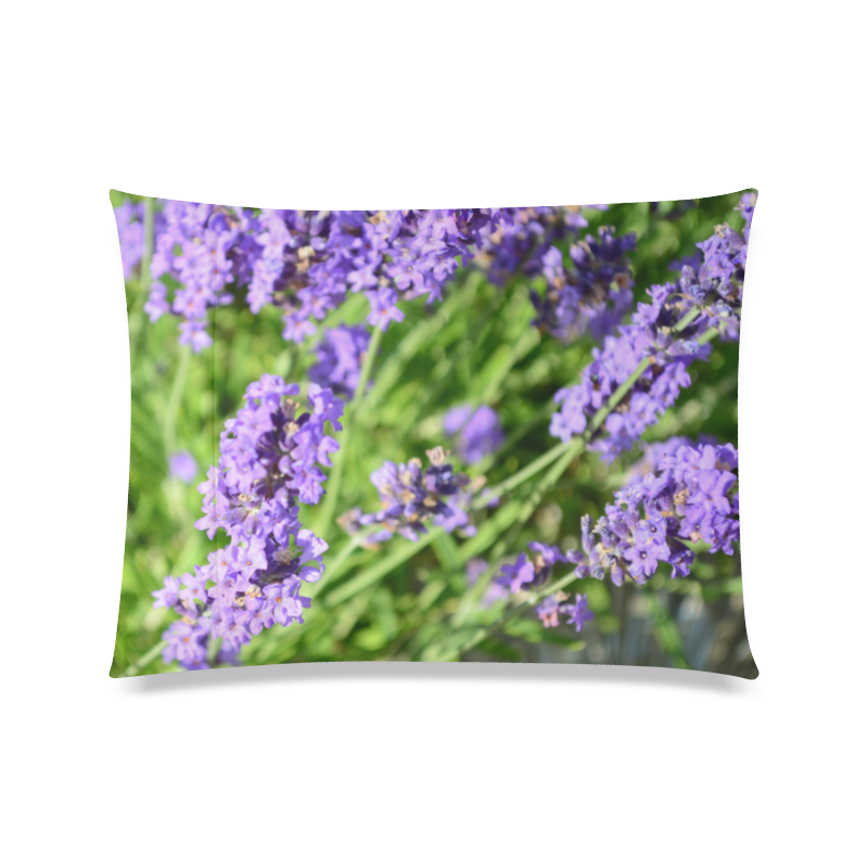 Lovely Lavender Custom Zippered Pillow Case 20"x26"(Twin Sides) ID