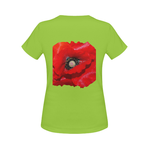 Poppy Flower Women's Classic T-Shirt (Model T17）