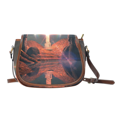 The temple of light Saddle Bag/Small (Model 1649) Full Customization