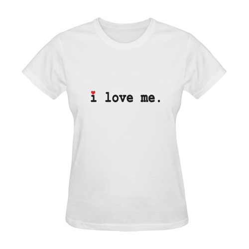 i love me Sunny Women's T-shirt (Model T05)