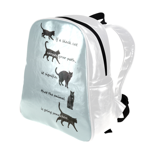 If a black cat Multi-Pockets Backpack (Model 1636)