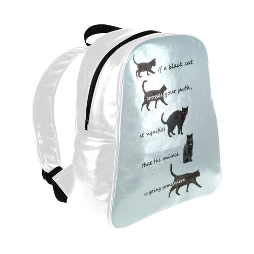 If a black cat Multi-Pockets Backpack (Model 1636)