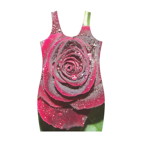 Dunkel Roterose Medea Vest Dress (Model D06)