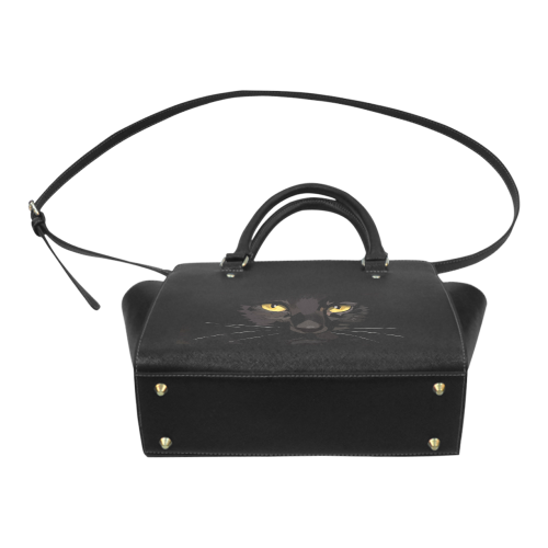 Black Cat Lucky Shoulderbag Classic Shoulder Handbag (Model 1653)
