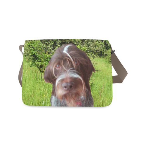 Dog Wirehaired Pointing Griffon Messenger Bag (Model 1628) ID D590863