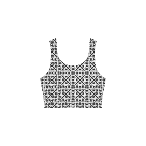 CELTIC KNOT pattern - black white Atalanta Sundress (Model D04)