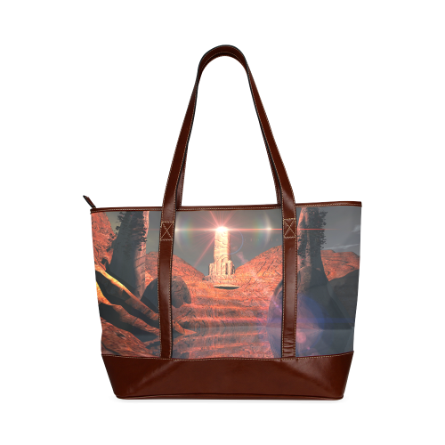 The temple of light Tote Handbag (Model 1642)