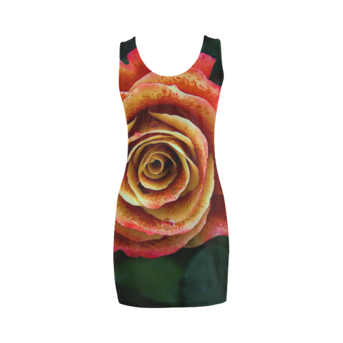 Rose Orangegelb Medea Vest Dress (Model D06)