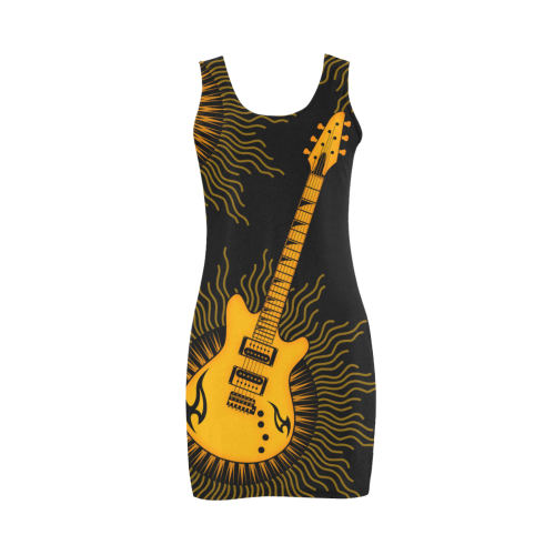 Tribal Sun Guitar by ArtformDesigns Medea Vest Dress (Model D06)