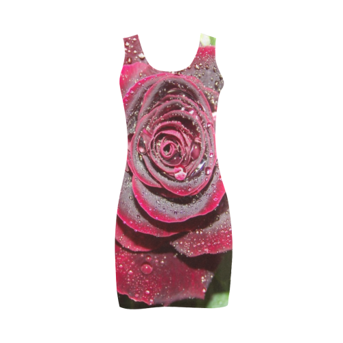 Dunkel Roterose Medea Vest Dress (Model D06)