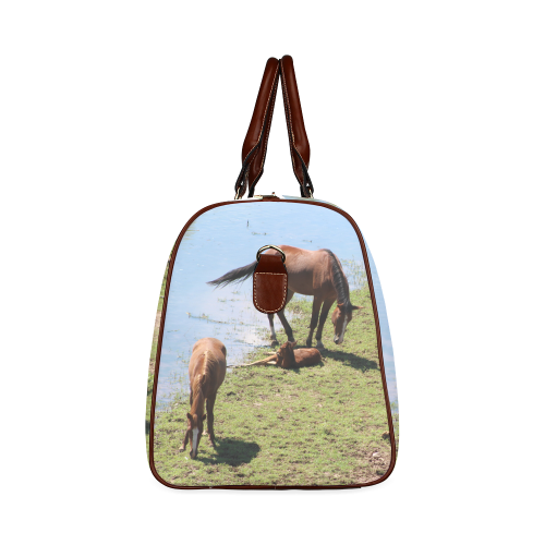 Salt River Wild Horses by Martina webster Waterproof Travel Bag/Small (Model 1639)