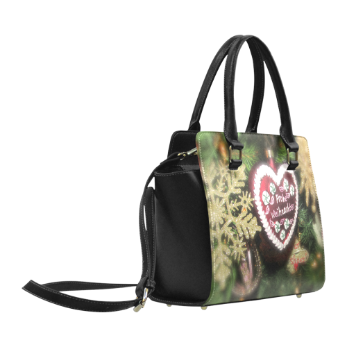 Xmas heart by Martina Webster Classic Shoulder Handbag (Model 1653)