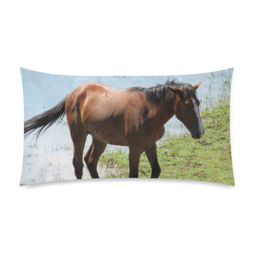 Wild Horse by Martina Webster Custom Rectangle Pillow Case 20"x36" (one side)