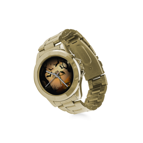 Funny mummy with crow Custom Gilt Watch(Model 101)