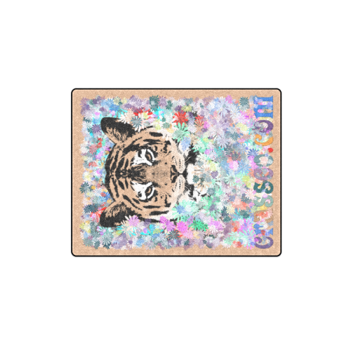 FLOWER TIGER V Blanket 40"x50"