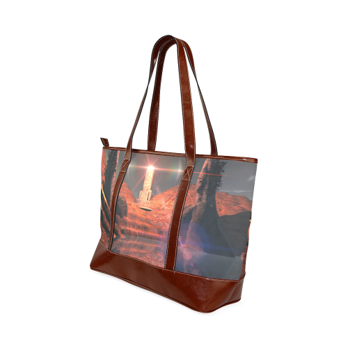 The temple of light Tote Handbag (Model 1642)