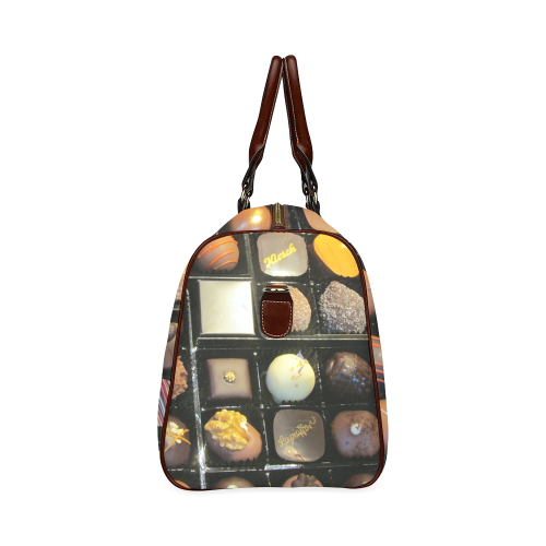Chocolate by Martina Webster Waterproof Travel Bag/Small (Model 1639)