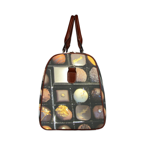 Chocolate by Martina Webster Waterproof Travel Bag/Small (Model 1639)