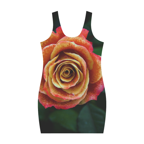 Rose Orangegelb Medea Vest Dress (Model D06)